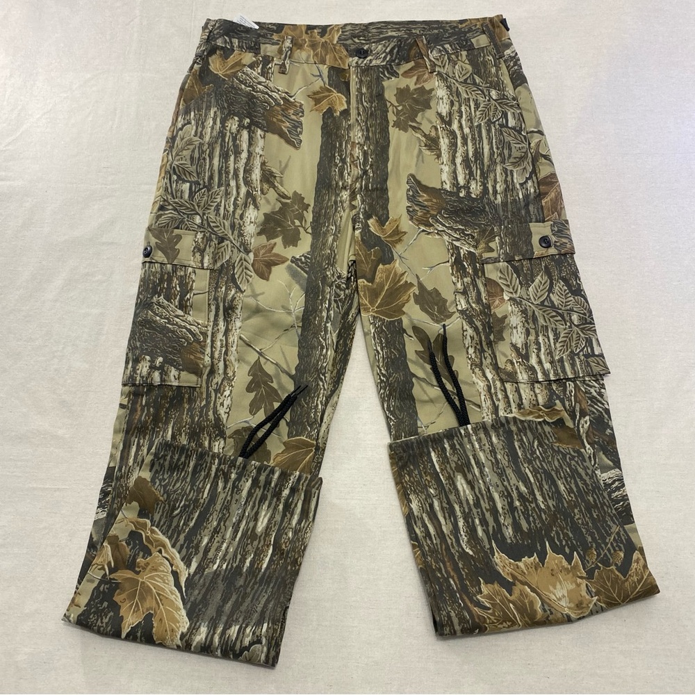 Deadstock Liberty Mens Hunting Pants Camo Cargo Size L Reg 36x32USA Made Vintage